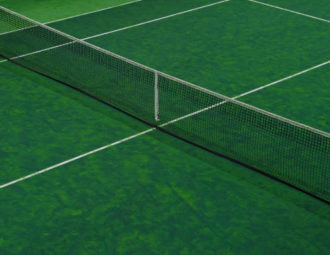 Construction d'un court de tennis en gazon synthétique à Nice