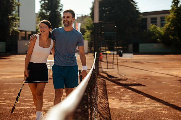 construction court de tennis en terre battue à Angers