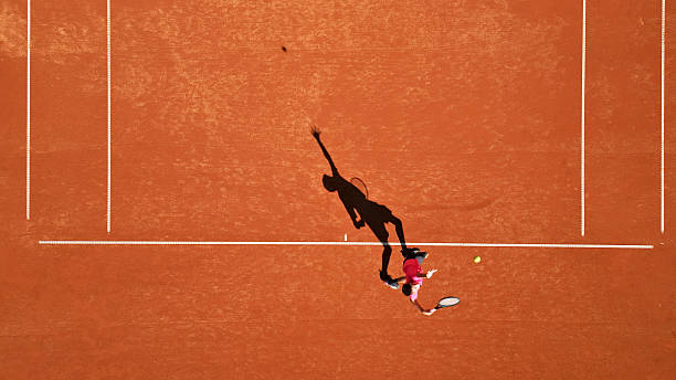 construction court de tennis en terre battue à Avignon